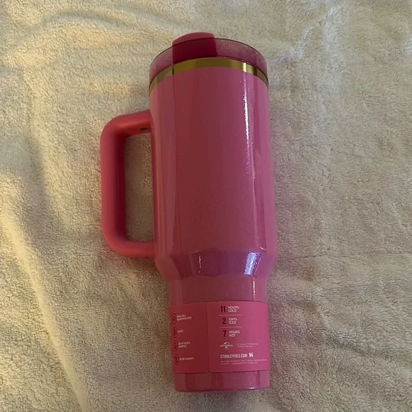 Wicked Stanley Pink Quencher Tumbler with Handle - Picture 3 of 5